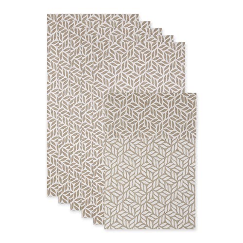 DII Fridge Liner Collection Non-Adhesive, Cut to Fit, 12x24, Stone Abstract Leaf, 6 Piece - image 1