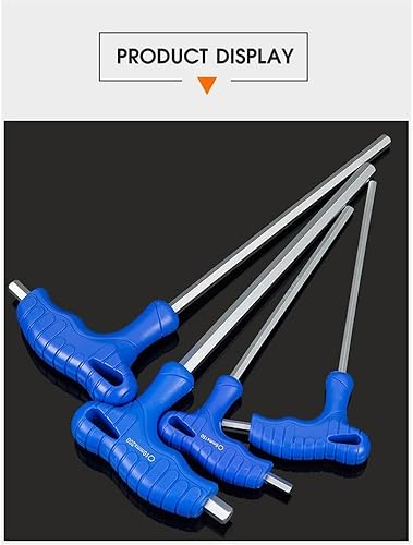 Miniatura 2 de SDFGH Juego de llaves Allen llaves universales 8 unidades extremo de bola mango en T llave inglesa para automóvil bicicleta motocicleta herramienta