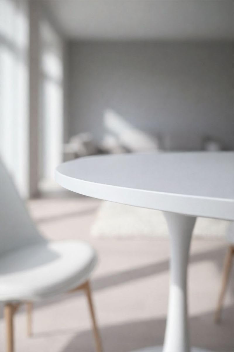 Regalos Miguel - Estilo Nórdico - Mesa Kolio 80 cm - Blanco