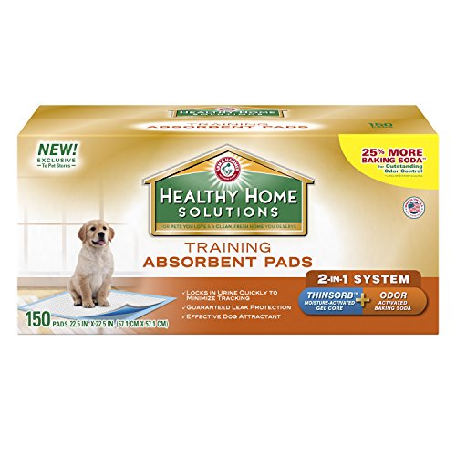 Arm & Hammer Pet Training and Puppy Pads 22.5-inch by 22.5-inch, 150-Count