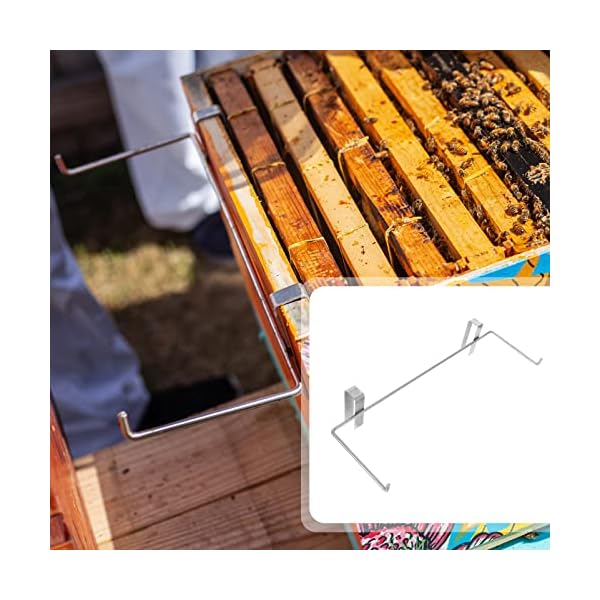 YARNOW Bienehalterung Rahmen Halter Biene Hive Frame Halter Bienenständer Bienen Bienenstock Pesche Imkereiwerkzeug… – Bild 4