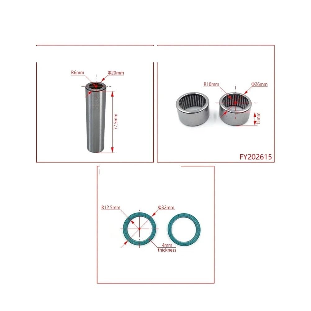 Kit guarnizioni cuscinetti Per CR125 CR250 CRF250R CRF250X CRF450R/X