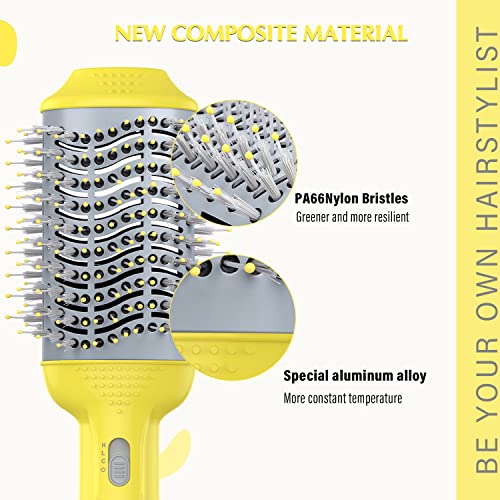 Savani Hair Dryer Brush, Ionic Blow Dryer Brush & Volumizer In One, 4 In 1 Professional Hot Air Brush And Styler For Drying, Straightening, Volumizing, Combing #TOP4