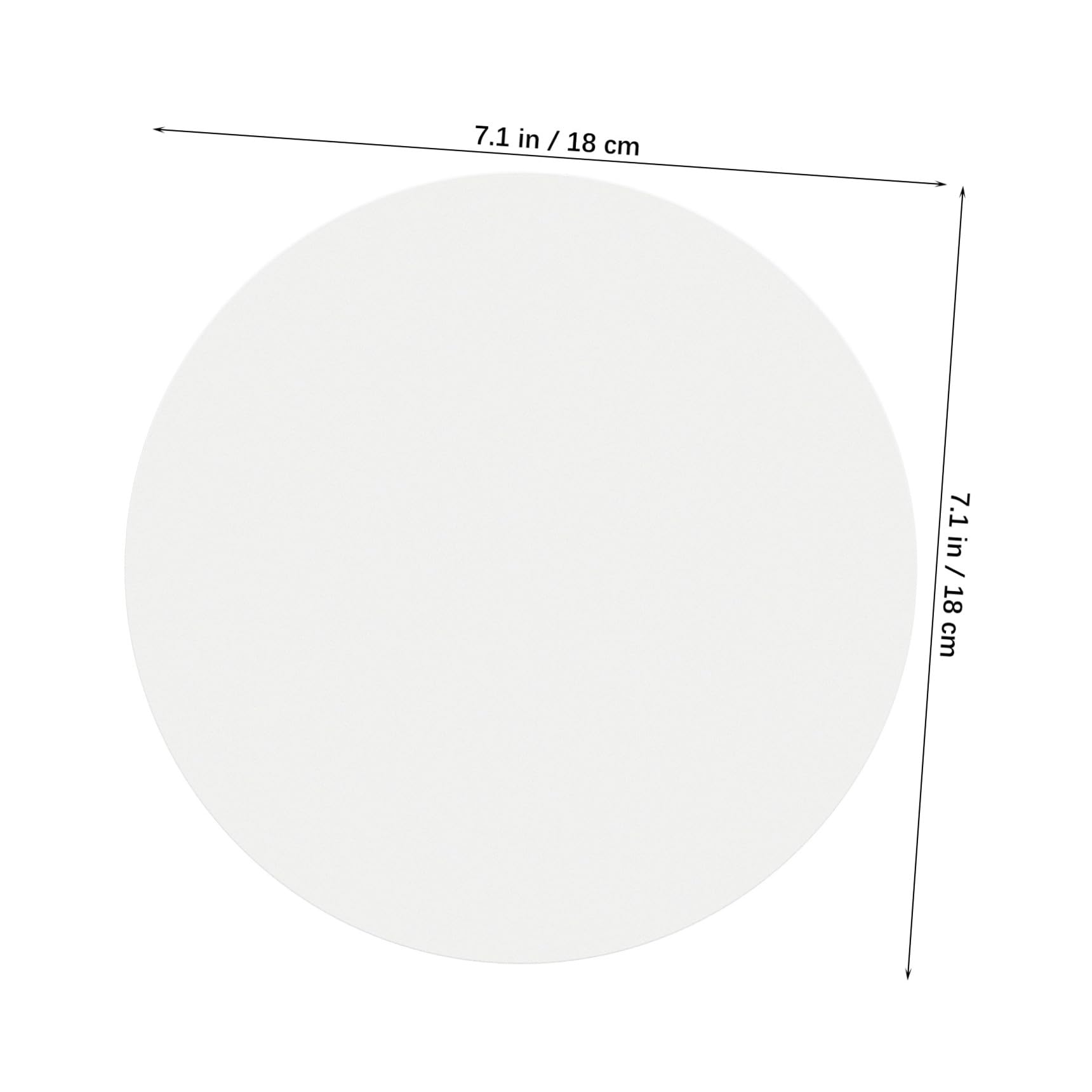 Gatuida Filtro per Applicazioni Chimiche 100 Pezzi Ritenzione Particelle Carta Qualitativa 18cm, Flusso Medio da Laboratorio ed Esperimenti