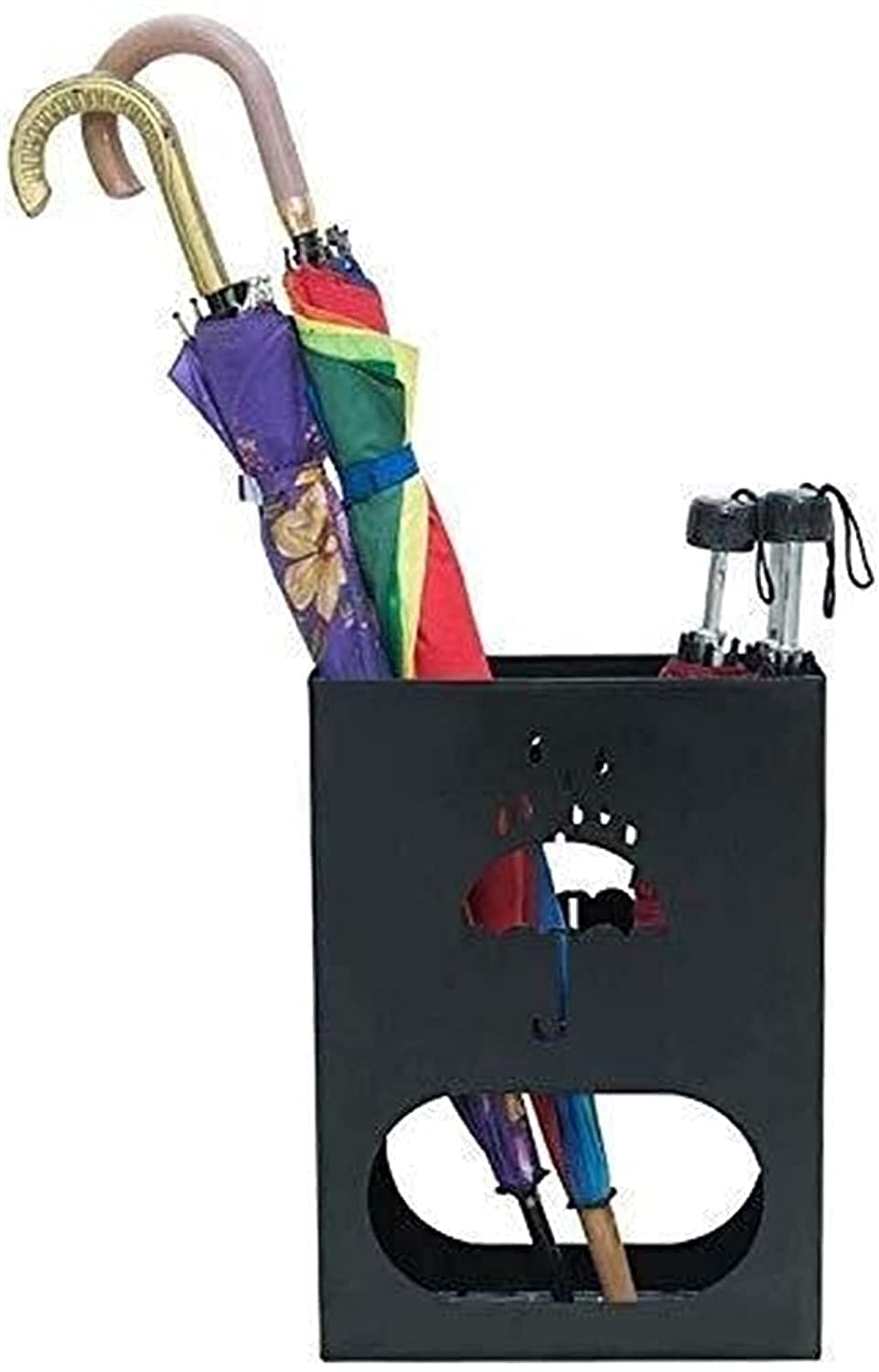 Porte-parapluie bac de rangement simple pour sols toujours secs