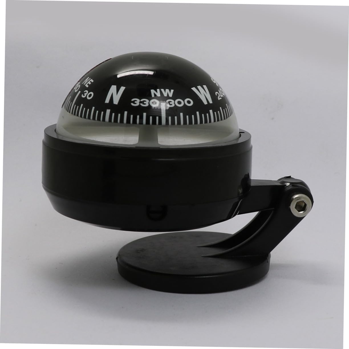 DOITOOL 2pcs Compass Declination Adjustment Car Dashboard Compass Hiking Guide Ball Direction Pointing for Outdoor Use