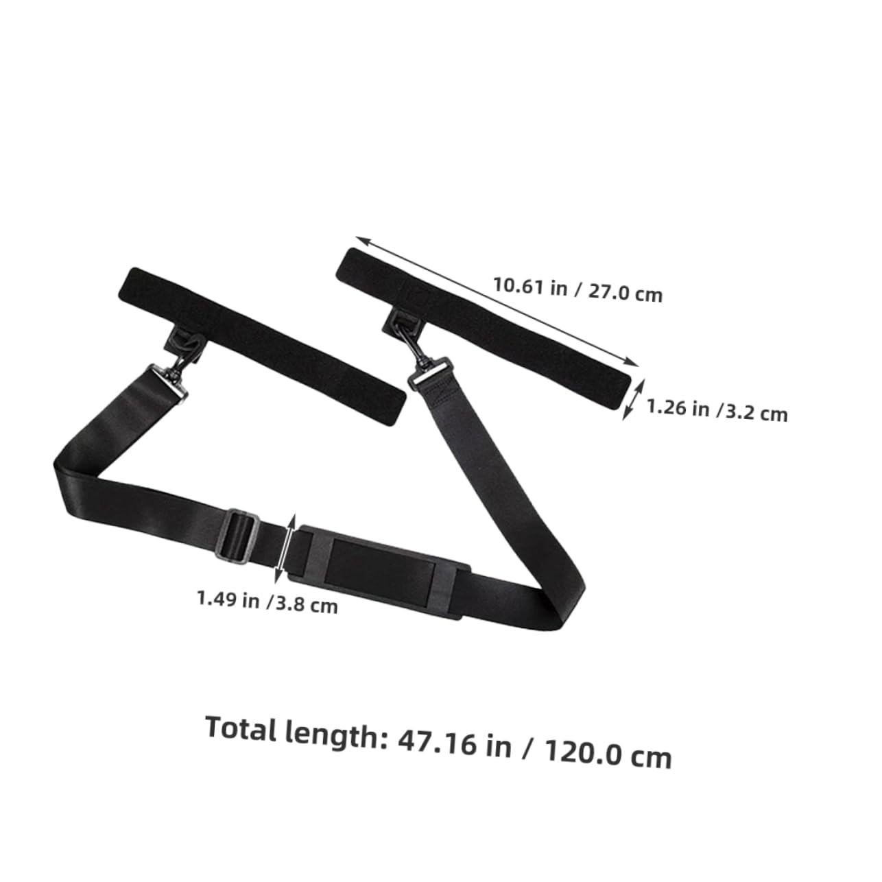 Toddmomy Fishing Rod Ties 2pcs Carrying Straps Belt Rod Holder for Tackle Portable Durable for Fishing Pole Belt