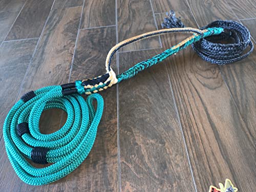 Kelly Green Nylon on Black Poly Pro 9x7 Left Hand 3/4