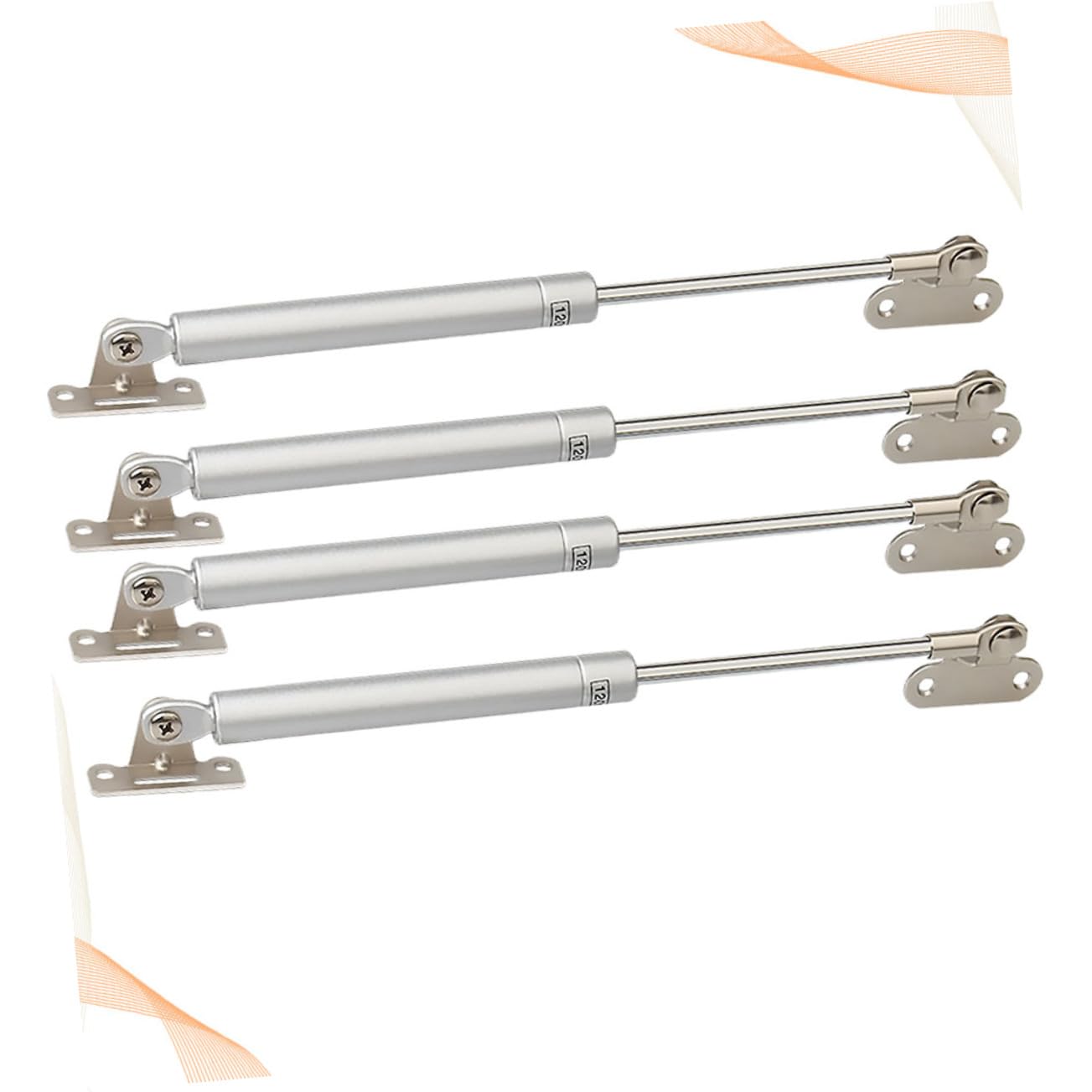 Cabilock Pcs Gas Struts for Heavy Duty Furniture Full Buffer Easy Install Round Metal Plate Grey