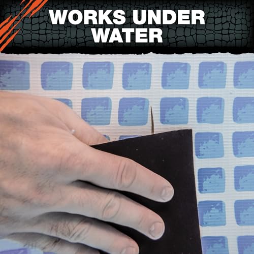 Image of T-REX Heavy Duty Waterproof and Repair Tape for Wet or Rough /Dirty Surfaces Including Underwater, Leaks and More, 4 inch x 5', Black, 1-Roll (285987) (Pack of 2)