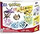 MEGA POKÉMON Evoli - Evolitionsset, 9 voll bewegliche Figuren zum Zusammenbauen Aller Stufen, für Kinder ab 6 Jahren, GFV85