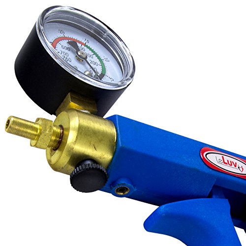 Leluv Maxi Blue Plus Vacuum Gauge Penis Pump 9 Inch X 2.25 Inch Cylinder #TOP1