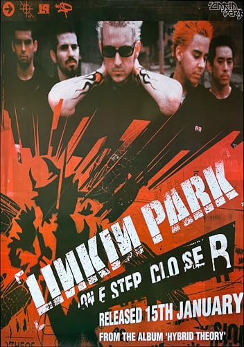 Poster Linkin Park 60x84 cm grande affiche de rock pour décoration murale