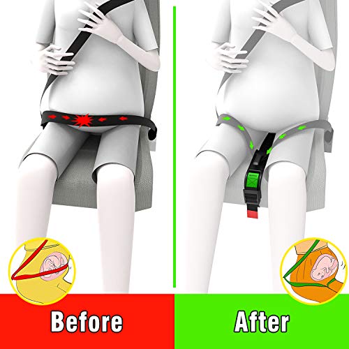 Cinto de assento para grávidas Z ZOTHINGTON, cinto de segurança para maternidade, conforto e seguran