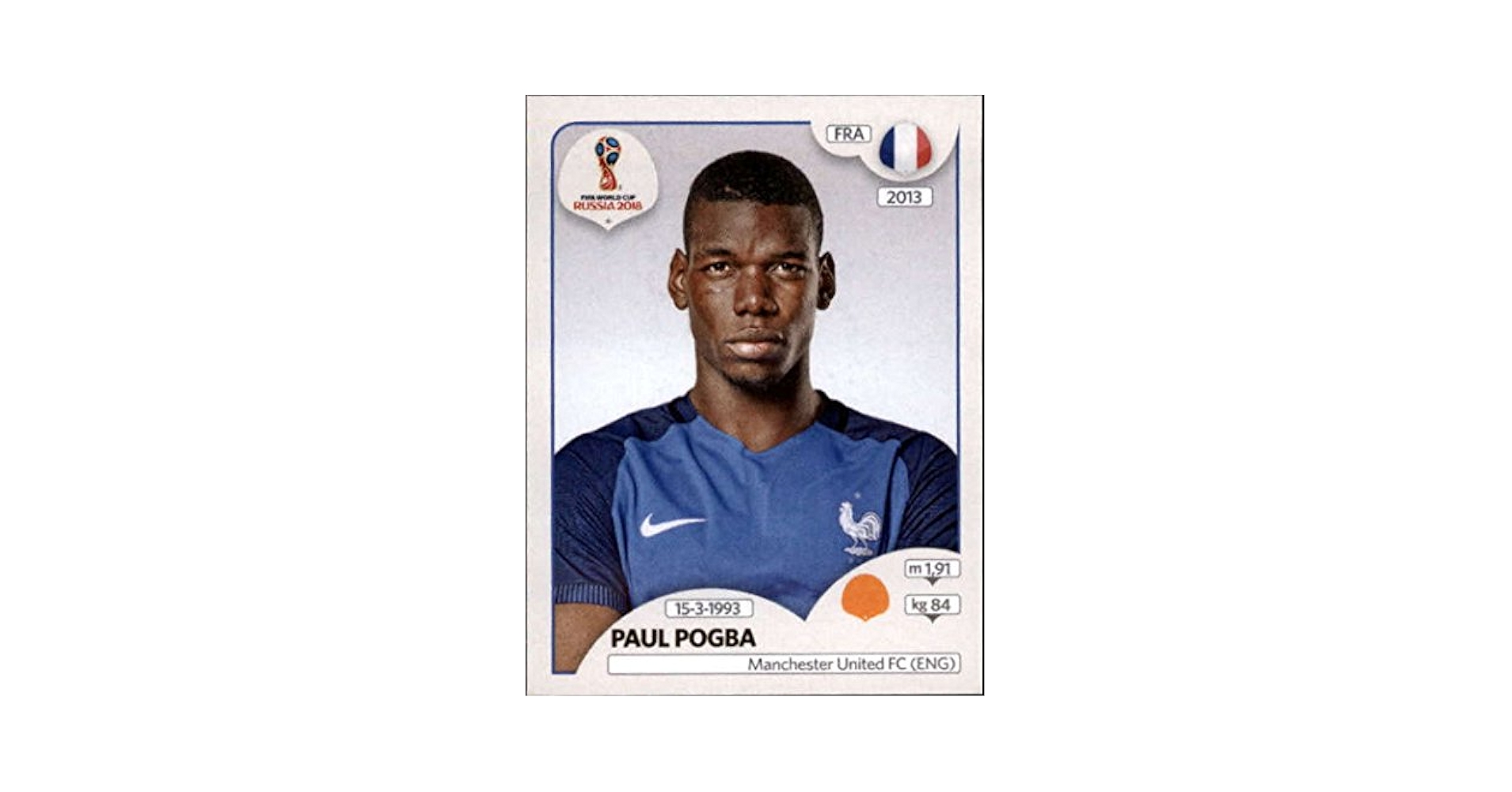 スポーツ PANINI PAUL POGBA 2021-22 Mosaic Premier League PAUL POGBA /10 Fluorescent