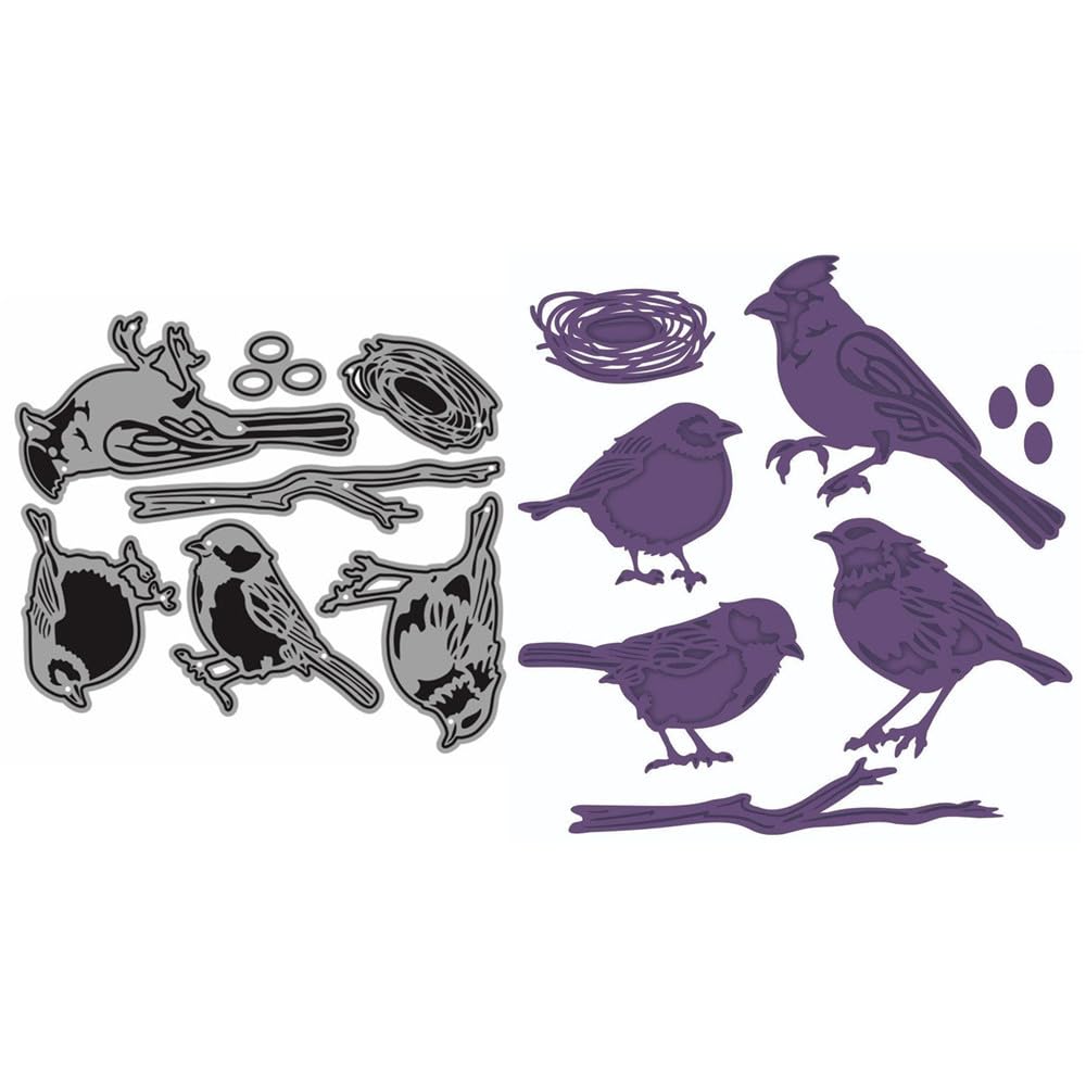 Woodpecker Die Cuts for Card Making, Birds Metal Cutting Dies for Paper Scrapbooking, DIY Stencils for Album Party Wedding Festivals Decoration