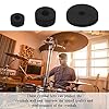 21 Pieces Cymbal Accessories, Drum Kit Accessories Set include Cymbal Felts, Cymbal Sleeves with Base, Cymbal Wing Nuts and Cymbal Washer #3
