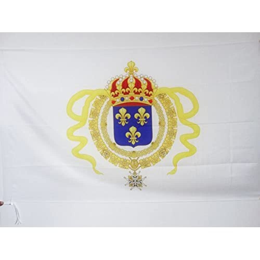 AZ FLAG - New France Flag - 2x3 Ft - Nouvelle-France Banner with Sleeve - 100% Polyester - Fade Resistant - Vivid Colors - 2' x 3' Feet - 90x60 Cm