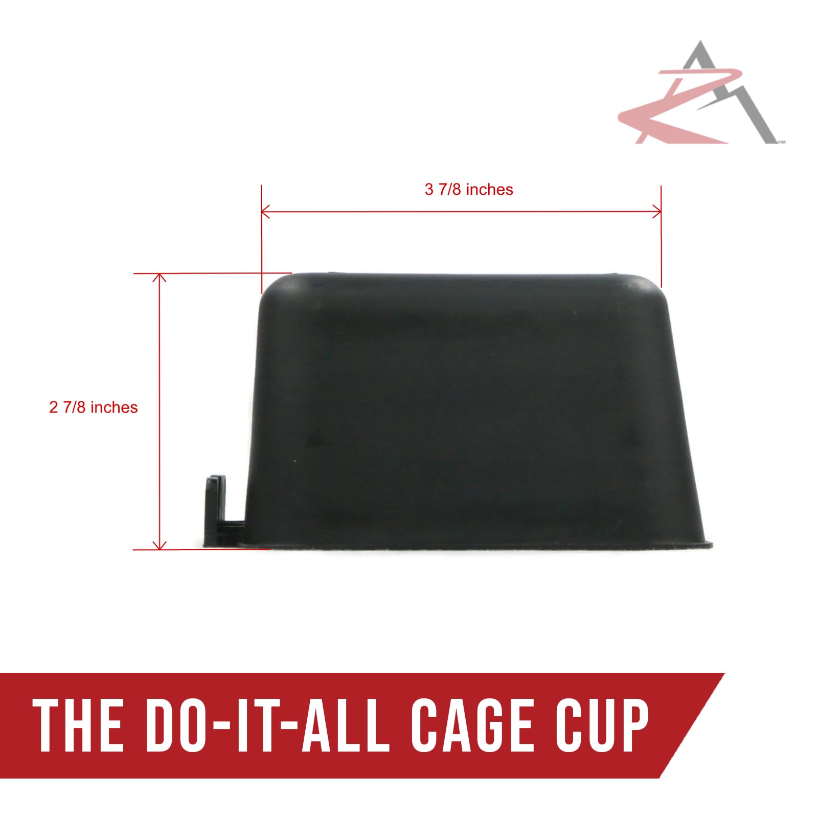 The ROP Shop | Lot de 36 gobelets cage noirs pour nourriture et eau pour volailles, canards, oiseaux, hamsters