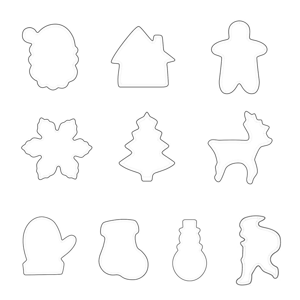 Xinsheinelry Stainless Steel Biscuit Cookie Cutter 3D Cake Decoration Baking Supplies Cake Plunger Cutter Funny Easter Biscuit Molds for Baking