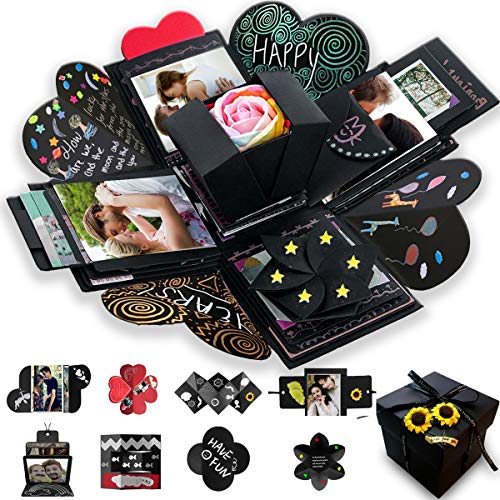 Wanateber Creative Explosion Gift Box, DIY - Love Memory, Scrapbook, Photo Album Box