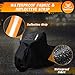 Tokept Black Motorcycle Cover, 210D Oxford Fabric All Weather Water Sun Protection, 116 inch Vehicle Cover for Harley Davidson Honda Suzuki Kawasaki Yamaha (XXXL)