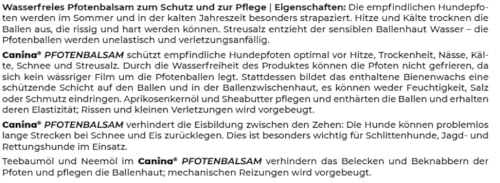 Canina Pfotenbalsam, 100 ml