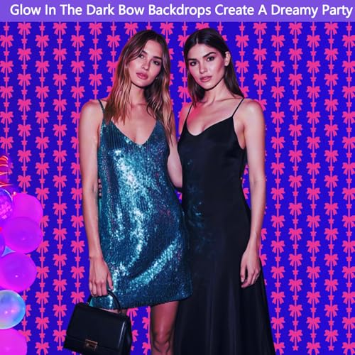 JINSUI Blue/Gold/Black/Silver/Pink/Orange/Red/Purple/Green Streamer Backdrop, 2 Pack Tinsel Backdrop Glitter Foil Fringe Curtains for Door Decorations Hanging Birthday Baby Shower Party - Image 4