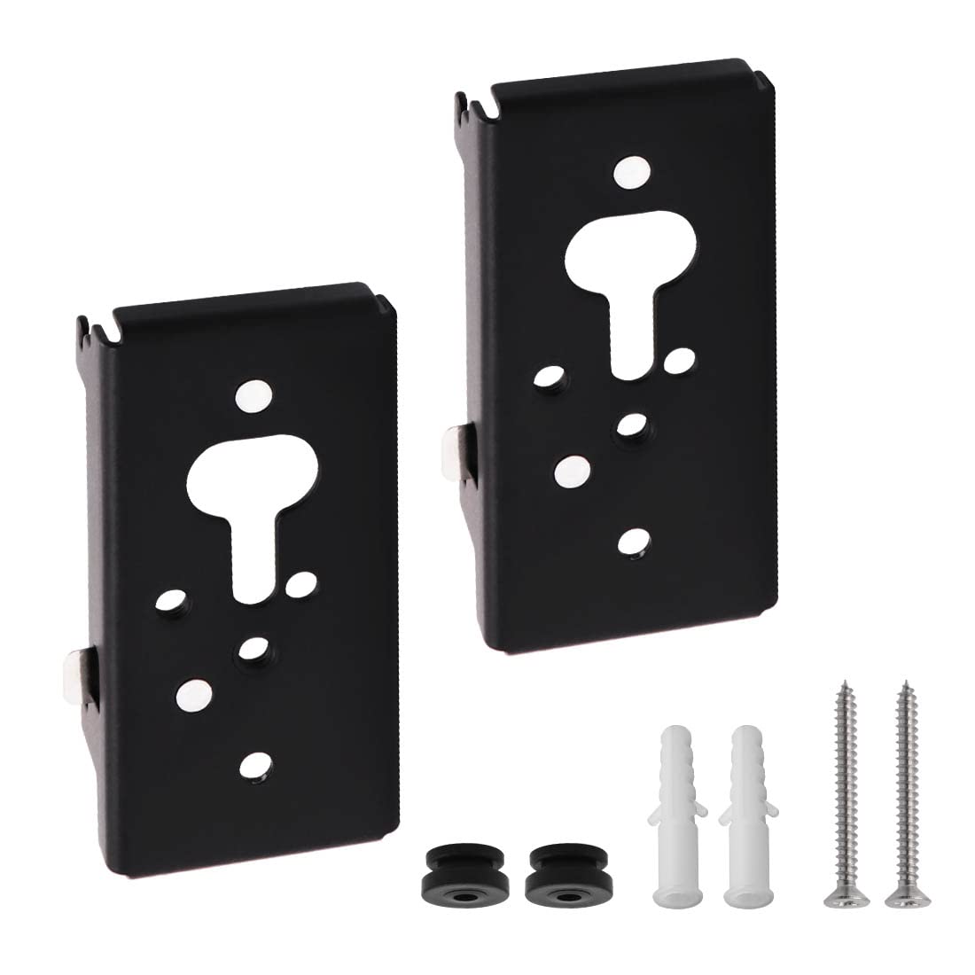 716402-0010 Speaker Black Flush Wall Mount Bracket for Bose Cube Speaker, Wall Mount for Bose UB-20, UB-20 Series II, WB-50 II, Lifestyle Series, Soundtouch Series, Cinemate, Acoustimass Series