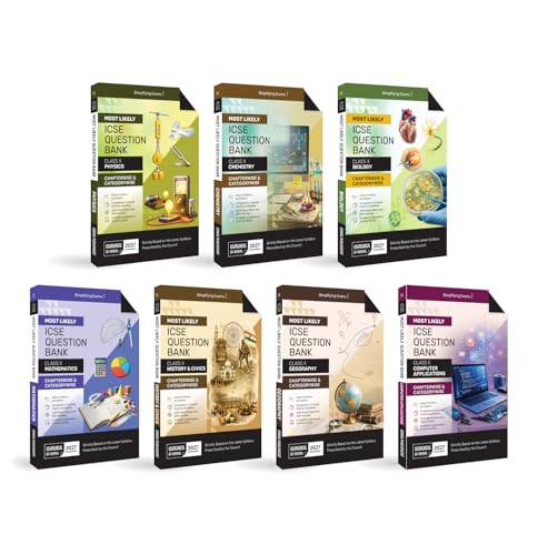 Image of Gurukul by Oswal ICSE Class 10 Most Likely Question Bank Bundle (Set of 7) for 2027 Exam | Physics, Chemistry, Maths, Biology, History Civics, Geography, Computer| Chapterwise & Categorywise Question