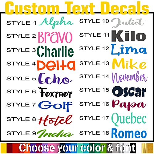 Personalized Name Decal/Tumbler Sticker/Custom Vinyl Laptop Skin Decal Sticker PTD