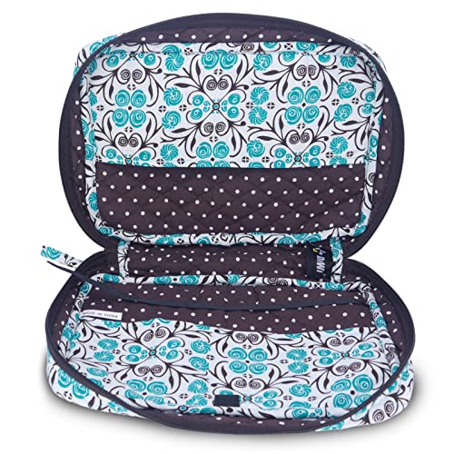 Image of DIWI Quilted Cotton Bible Cover Bible Case Book Bag Large Sizes 10 X 7 X 2.75 Inches (C1 Green Lollipops, Large)