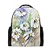 Rucksack Bookbag Daypack Gänseblümchen Blumen Marienkäfer wasserdicht für mittlere Reise Mädchen Jungen