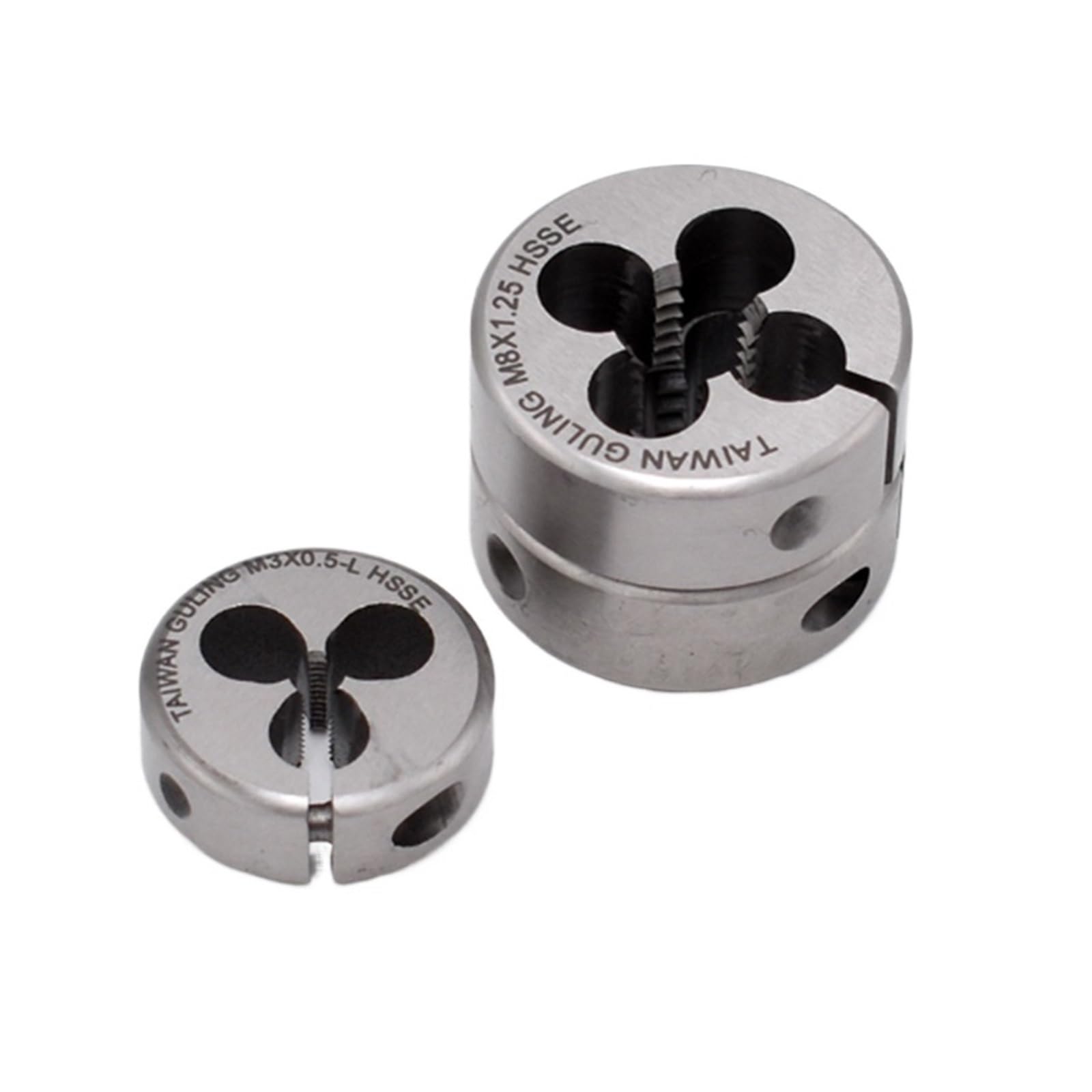Machos de roscar, Terraja, macho de roscar redondo métrico tamaño M1-M20 HSSE. Herramienta terraja for mecanizar o corregir roscas externas(M8x1.25)