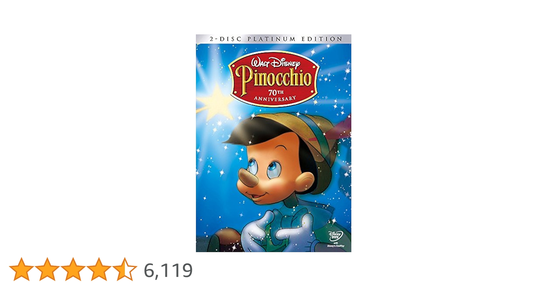 Amazon.co.jp: ピノキオ プラチナ・エディション [DVD