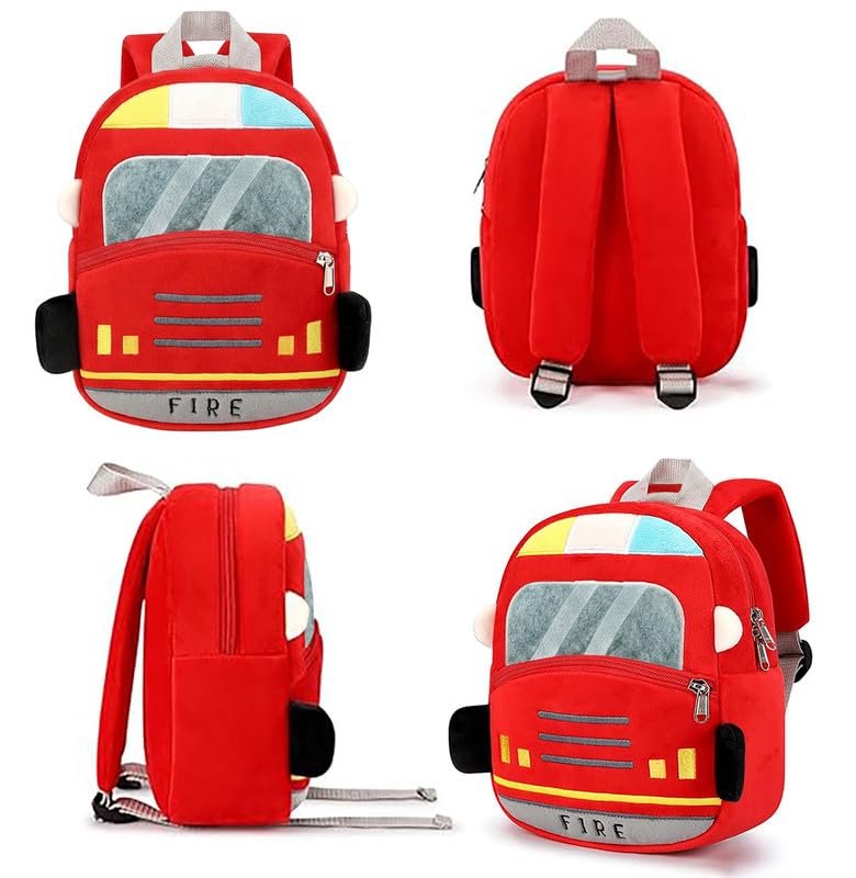 Image of Frantic Cute Backpack for Nursery Children Soft Plush Velvet Cartoon Animal Plush Preschool Mini Travel Bags for Baby Girl & Baby Boy Ideal for Girls, Boys & Toddlers, 2-5 Years
