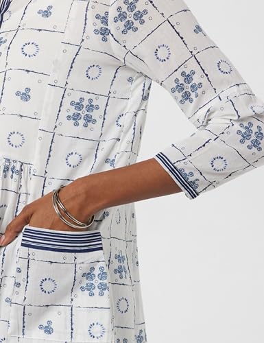 Image of BIBA Women Cotton A Line Printed Kurta