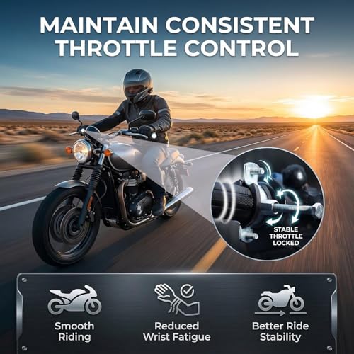 Image of Accelerator Controller - Universal Throttle Gripper Lock Assist for Motorcycles /Bikes- Relieves Wrist Stress on Long Rides