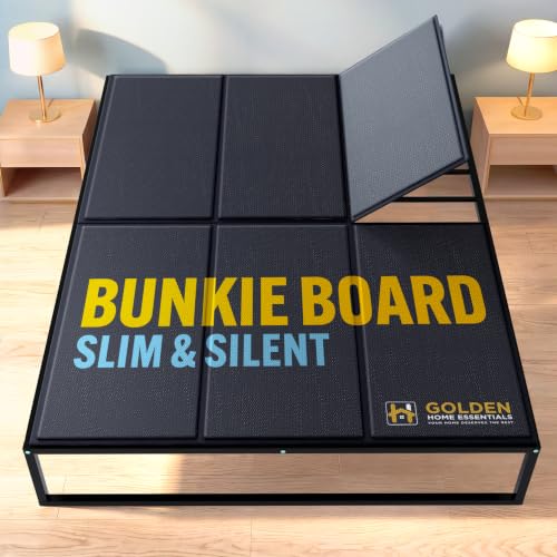 Golden Home Essentials Premium 10mm California King Size Bunkie Board (72 x 84) Slim Low-Profile Mattress Support Quiet Moisture-Resistant Lightweight Bed Board for Platform & Slatted Frames