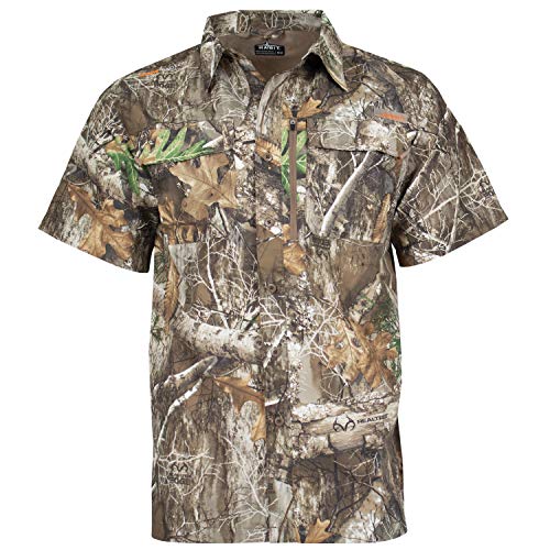 HABIT Men's Hatcher Pass Short Sleeve Camo Guide Shirt