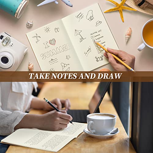 30 Pack A5 Kraft Notebooks, Composition Notebooks, Unlined Blank Journals Bulk Sketch Notebooks , 60 Pages Paper Sketch Notebook For Kids Women Men Boy Girls, School Office Supplies (Kraft Color) #TOP4