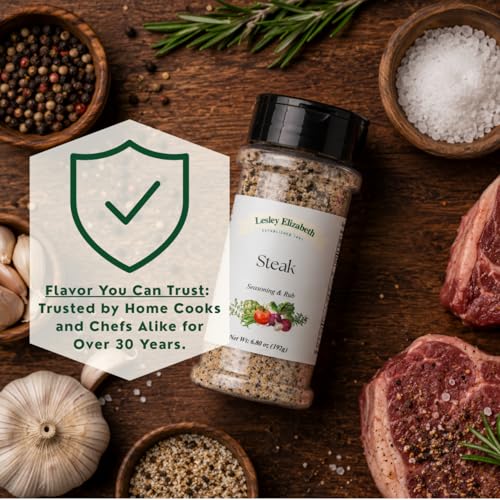 Image of Lesley Elizabeth Steak Seasoning & Rub, 6.8 Ounces
