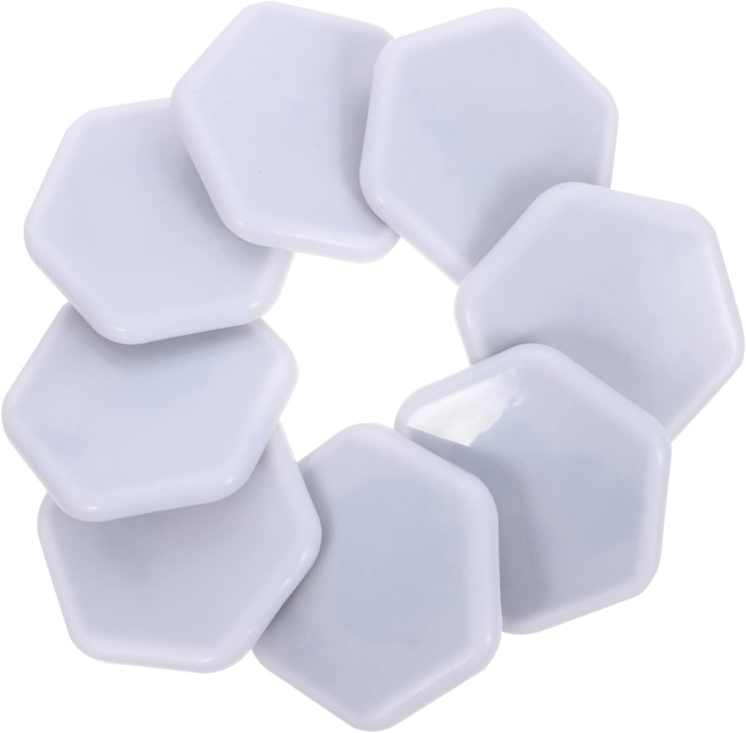 8pcs Hexagonal Furniture Floor Protectors, Smooth Glide