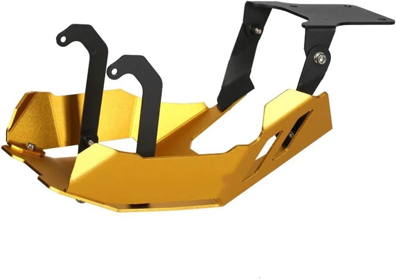 Skid Plate For MONKEY125 For Grom For MONKEY 125 2022 2023 For Bape 5-speed Transmission Chassis Plates Guard Engine Base Protector Cover Motorcycle Engine Protective Cover(Gold 2022-2023)