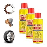 Anti-Rust Lubricant Spray & Rust Remover, Heavy-Duty Fast-Acting Metal Cleaner & Polishing Spray for Cars, Trucks, Wheels, Tools and Chains (3PCS)