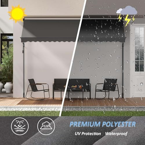 Toldo retráctil para patio ajustable para crear sombra en tu cenador exterior 3