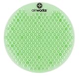 AirWorks AWSFUS232-BX Splash Free Urinal Screen, Fresh Garden, 0.22 lb., 8