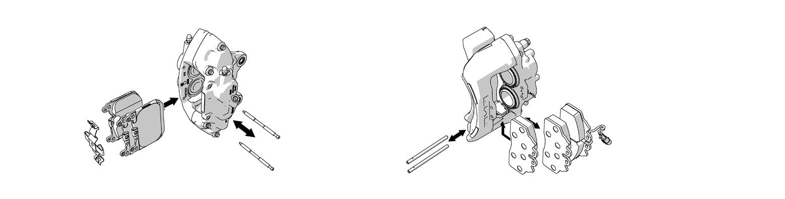 Brembo P24152 Vordere Bremsbeläge – 4-teilig, ECE R90, OE-Qualität Mit Verschleißanzeiger