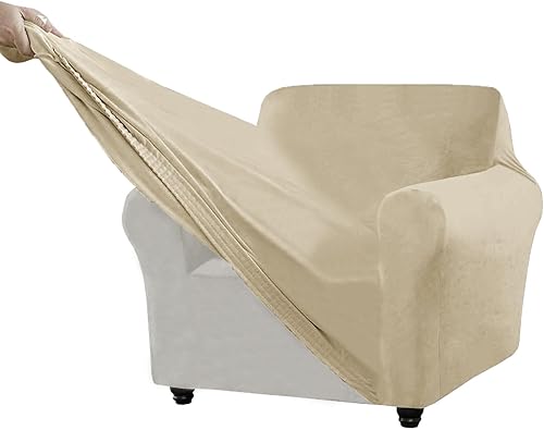 Miniatura 120 de Funda para Sofá de Terciopelo, Fundas Elásticas para Sofá para Funda Principal Separada/Respaldos y Cojines de Asiento, Funda para Sofá, para Fundas