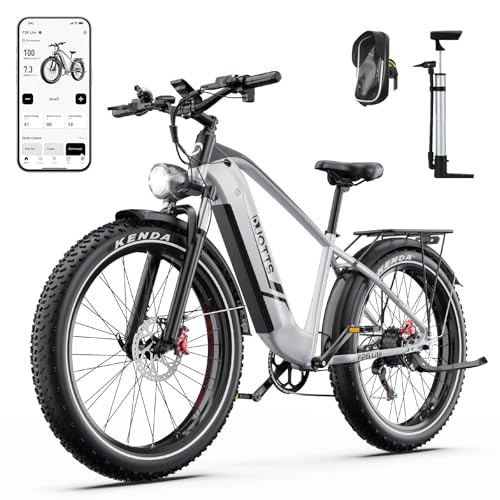 DUOTTS F26 Lite Bicicleta Eléctrica para Adultos, 26 x 4,0 Pulgadas Fat Bicicletas Eléctricas de Montaña, Ebike 250W con Batería 48V 18Ah y...